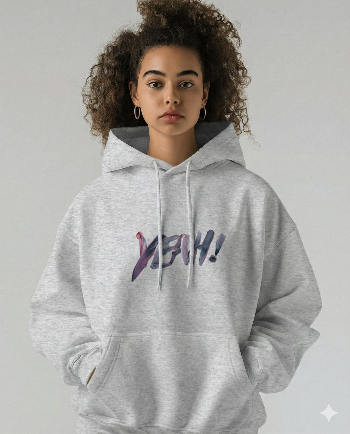 Yeah Oversize Fit Hoodie - Unisex
