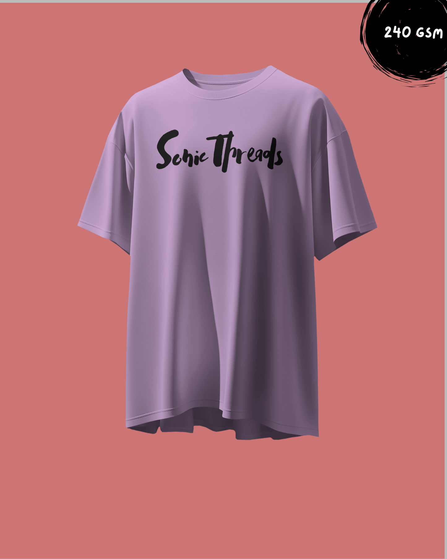 SonicThreads Oversize Printed Tshirt – Unisex