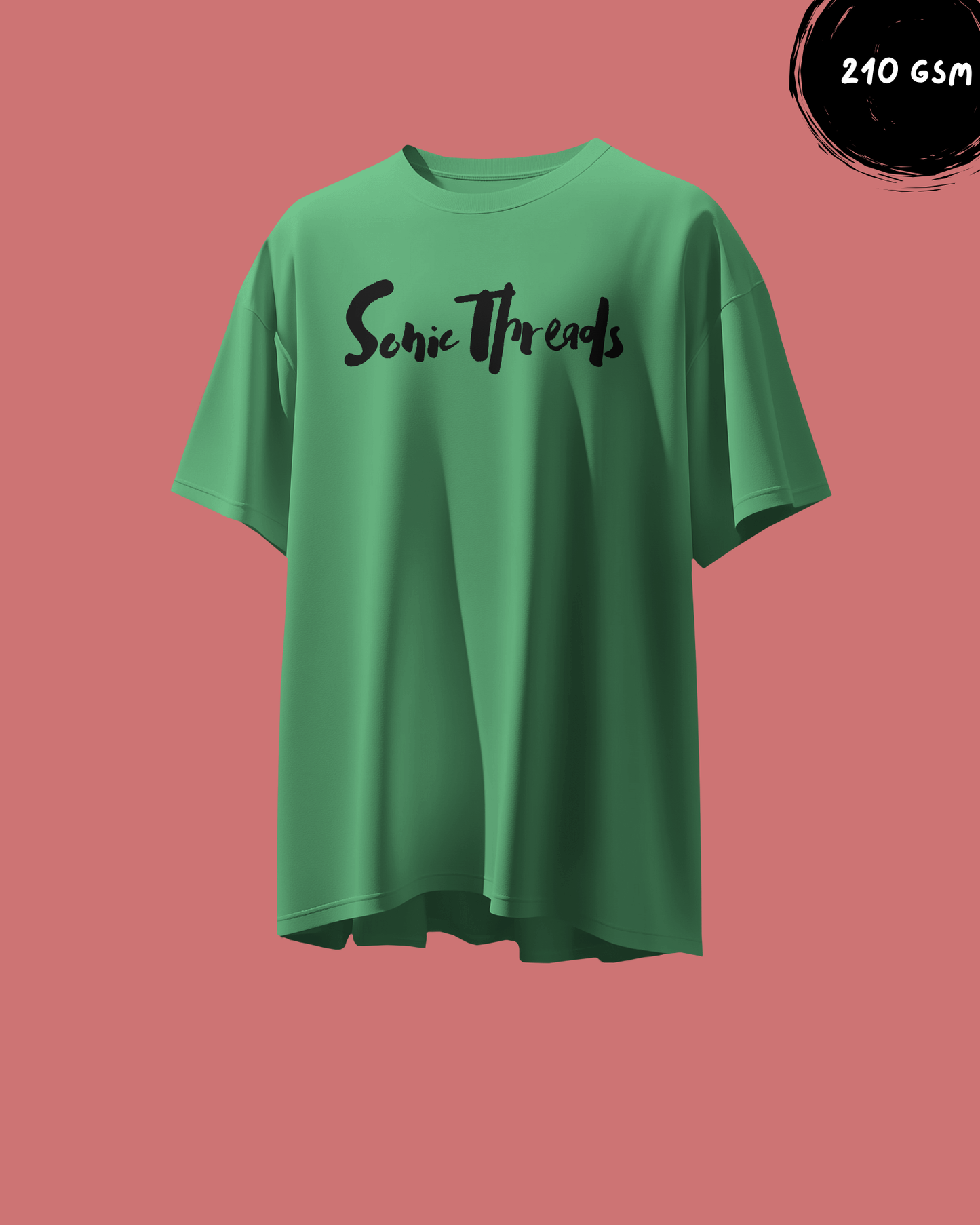 SonicThreads Oversize Printed Tshirt – Unisex
