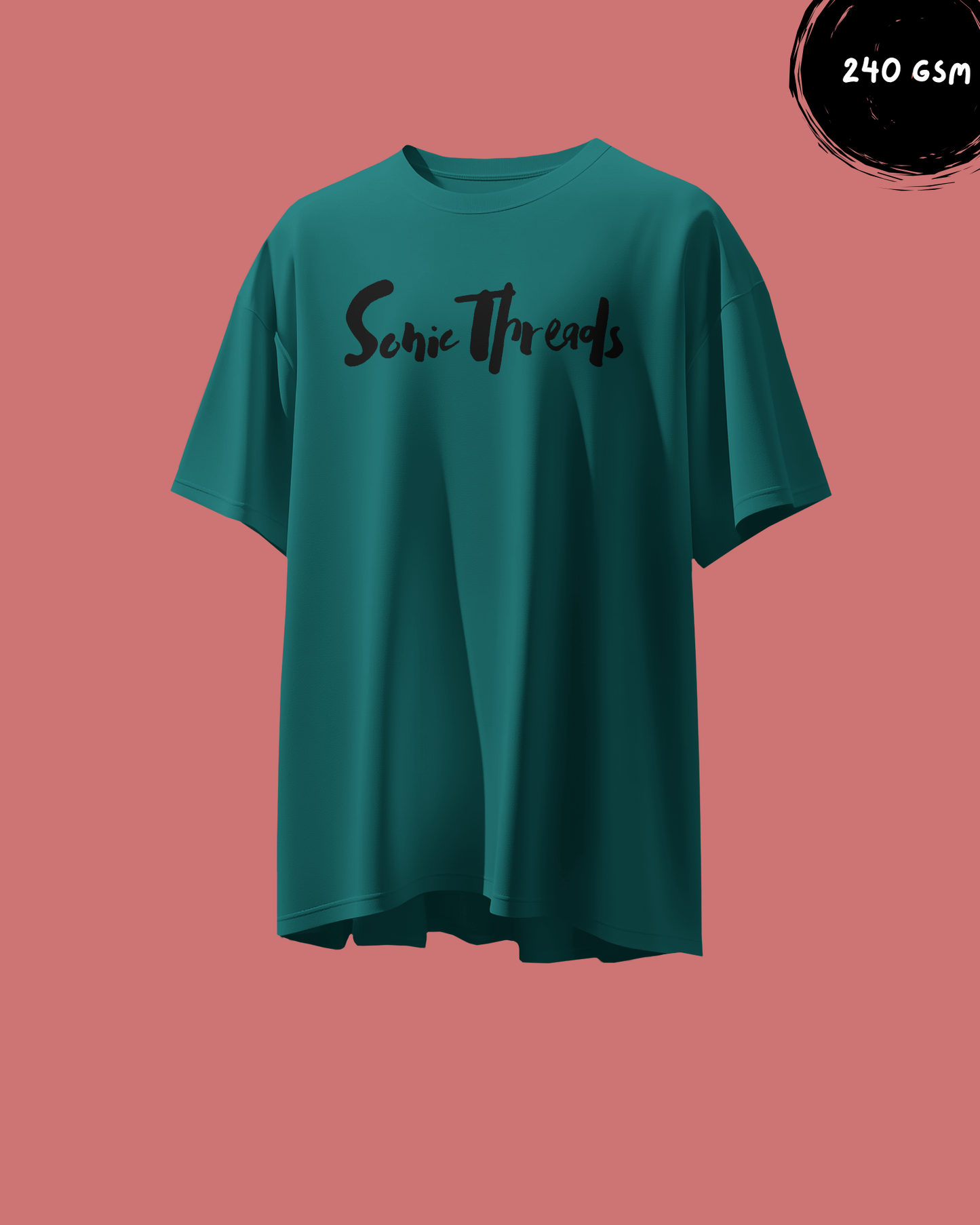 SonicThreads Oversize Printed Tshirt – Unisex