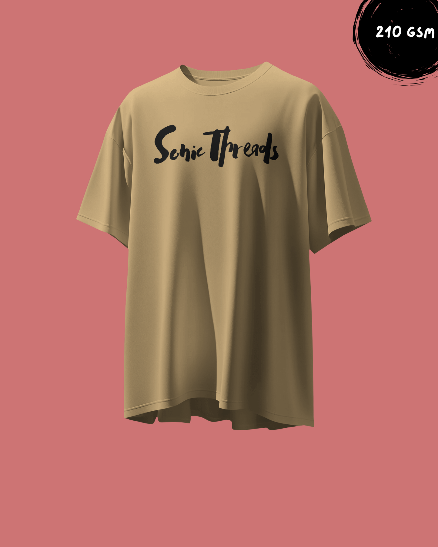 SonicThreads Oversize Printed Tshirt – Unisex