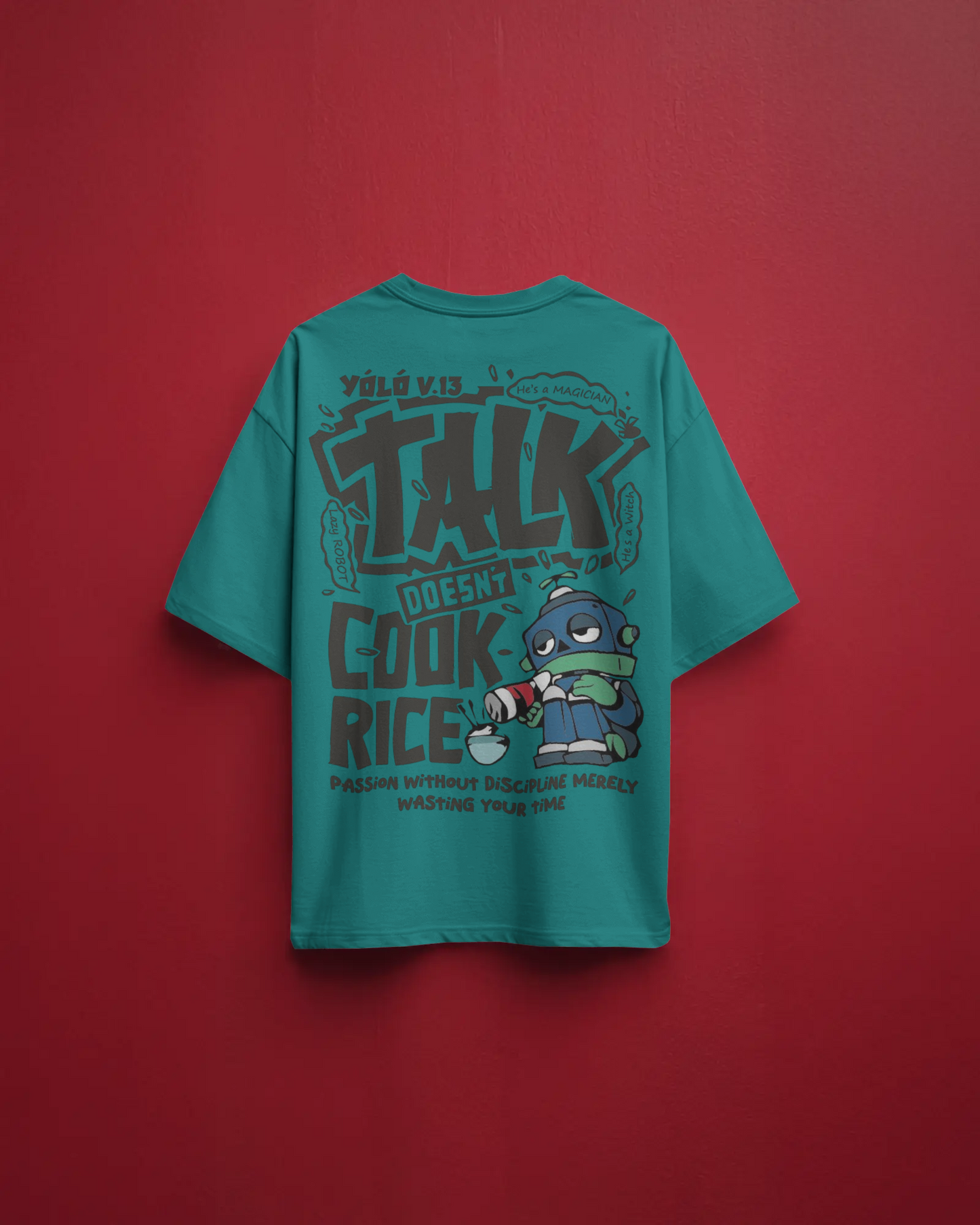 Talk Oversize Printed Tshirt – Unisex