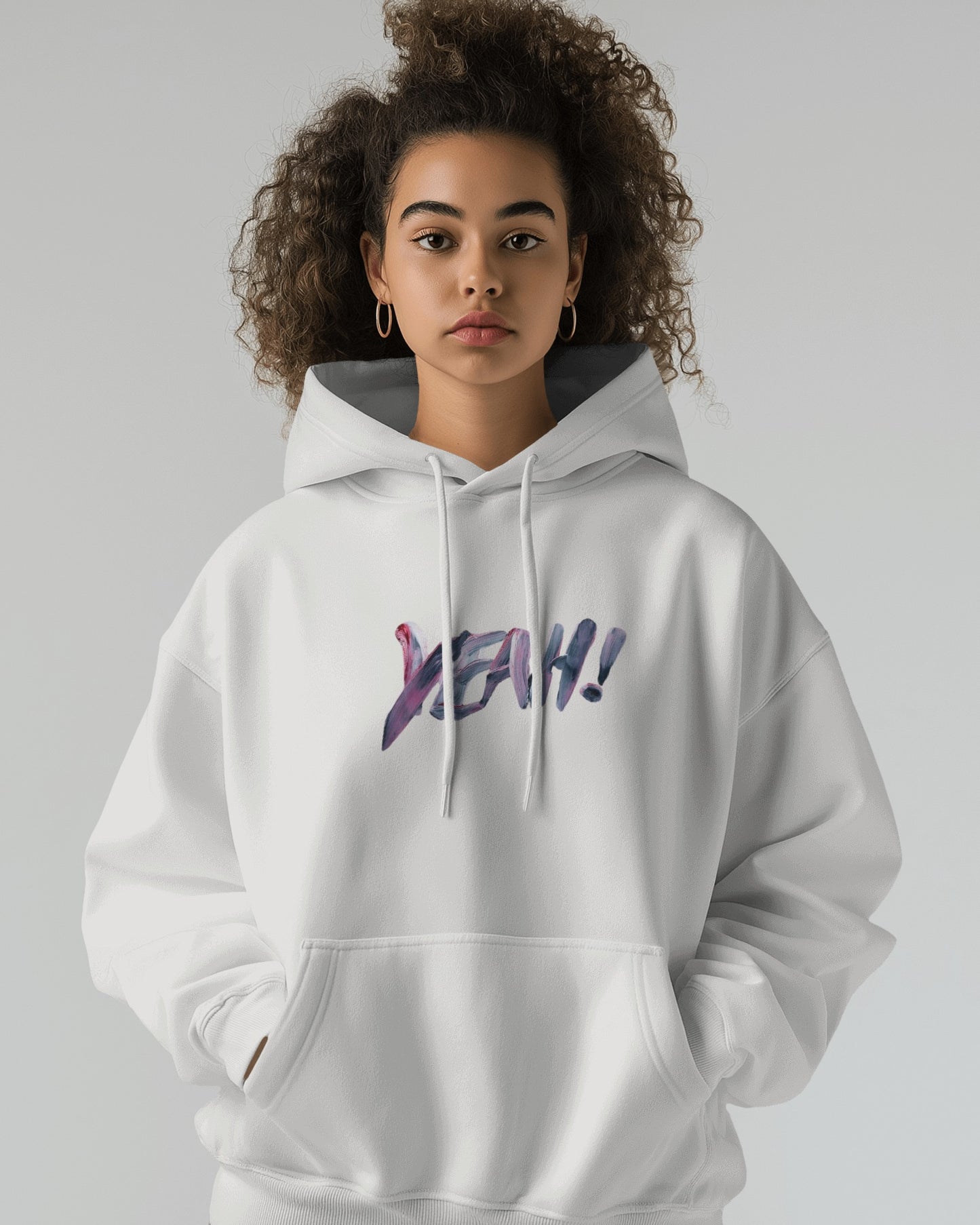 Yeah Oversize Fit Hoodie - Unisex