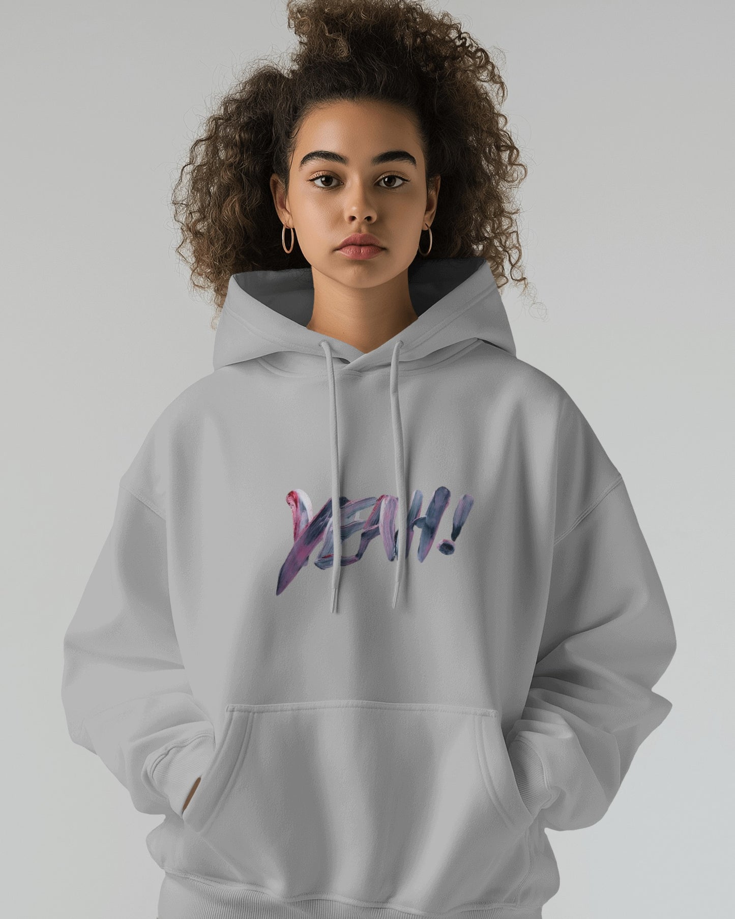 Yeah Oversize Fit Hoodie - Unisex