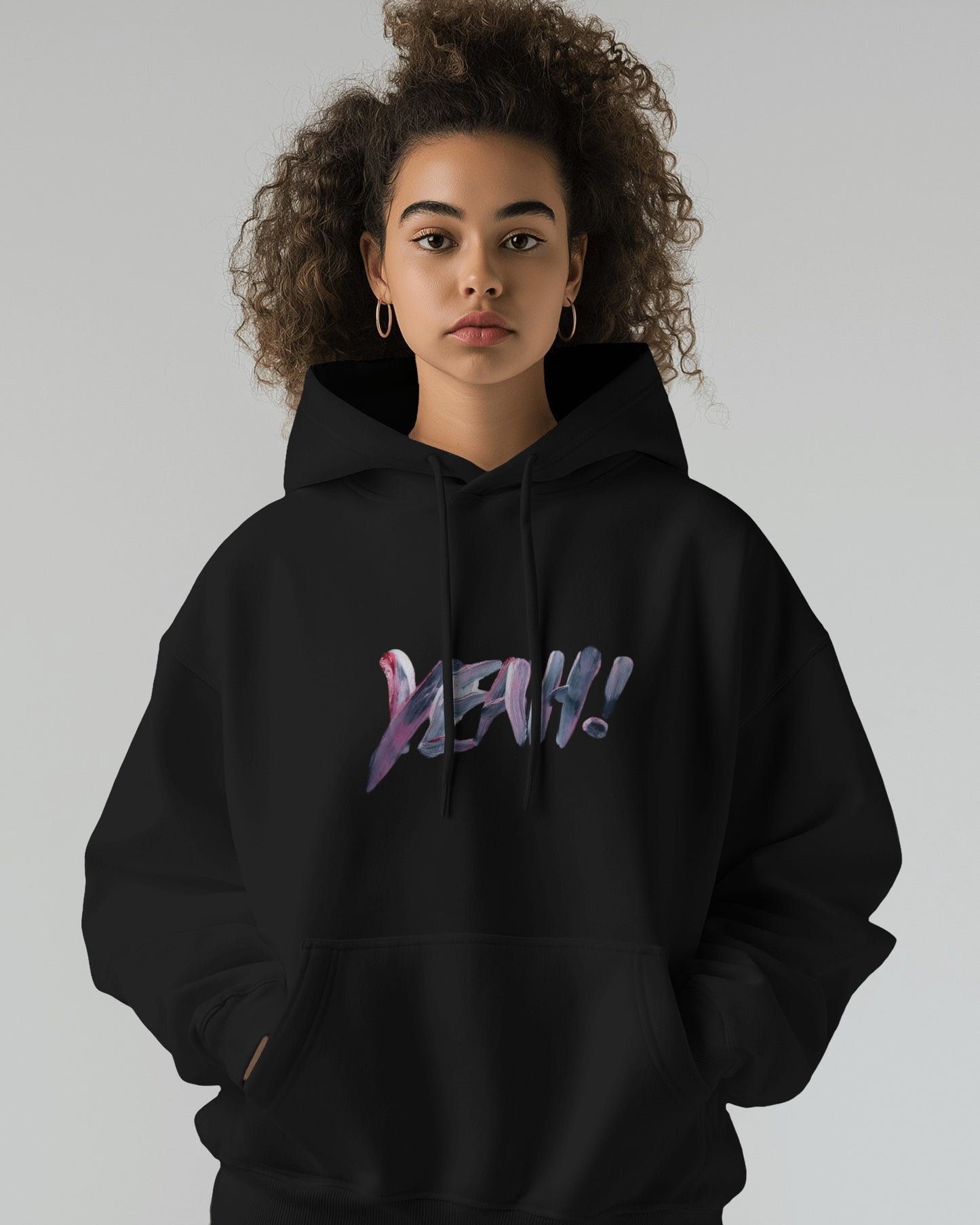 Yeah Oversize Fit Hoodie - Unisex