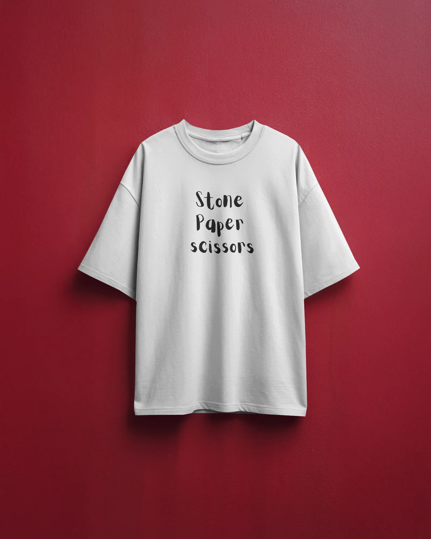 StonePaperScissors Oversize Printed Tshirt – Unisex