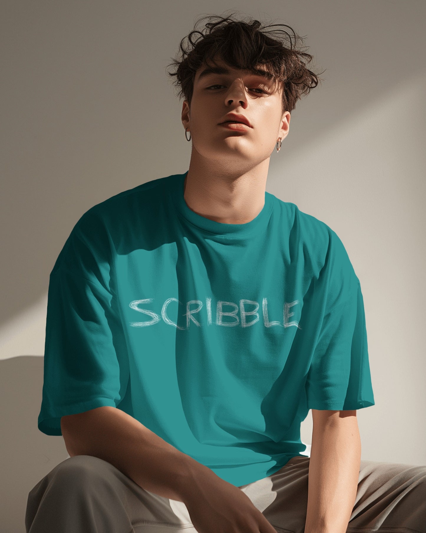 Scribble Oversize fit Tshirt - Unisex