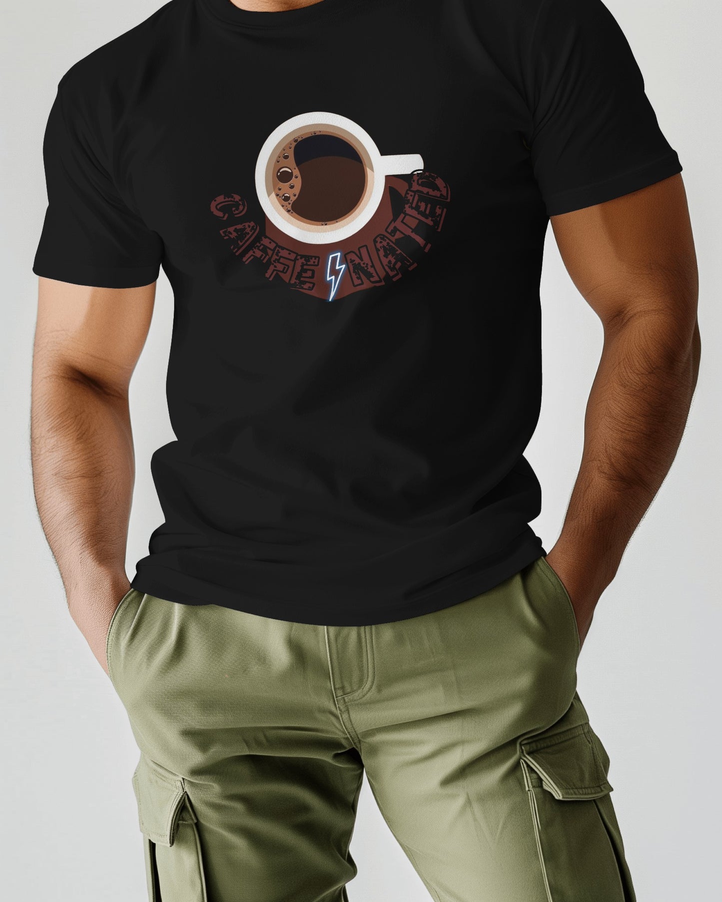 Caffeinated Regular fit Tshirt - Unisex