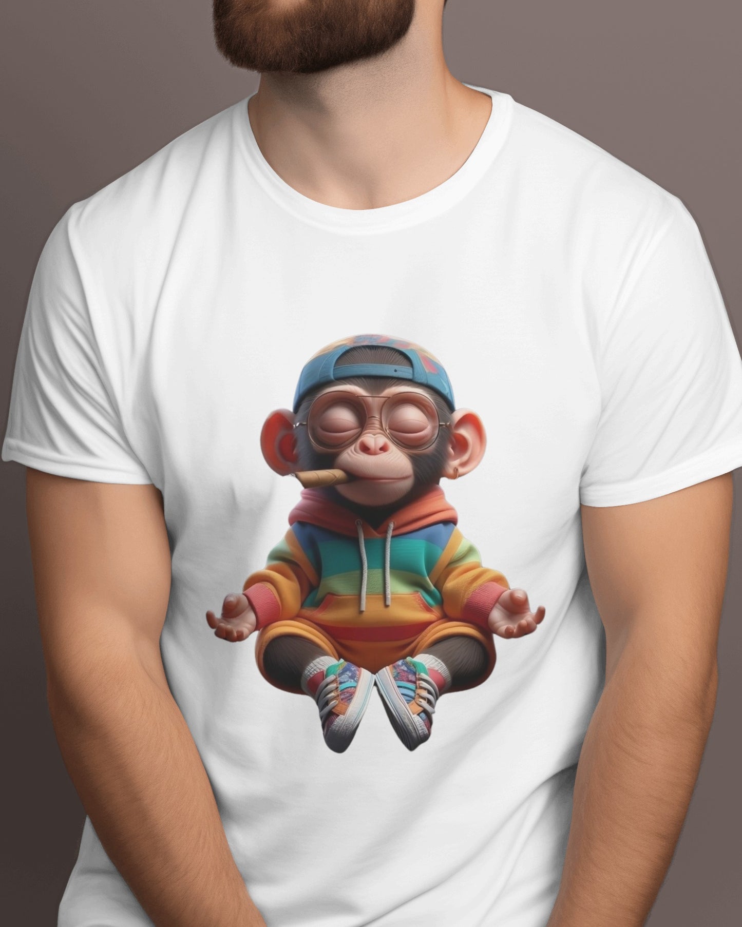 Monkey Regular Fit Tshirt - Unisex