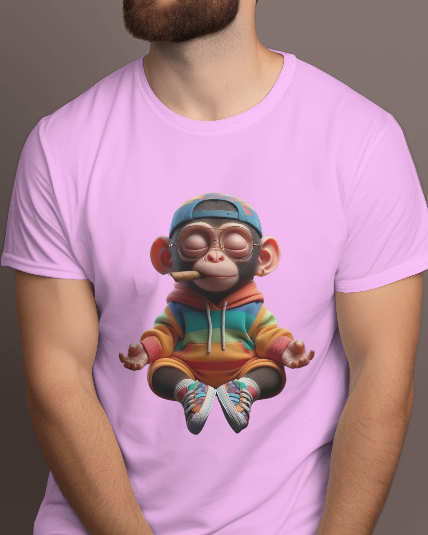Monkey Regular Fit Tshirt - Unisex