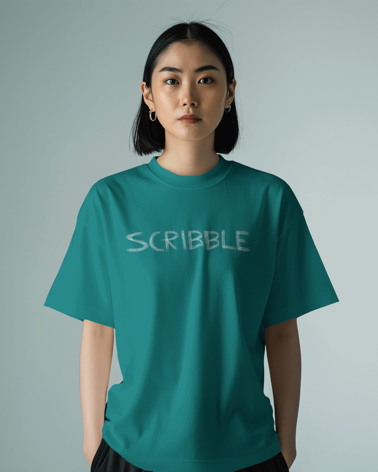 Scribble Oversize fit Tshirt - Unisex