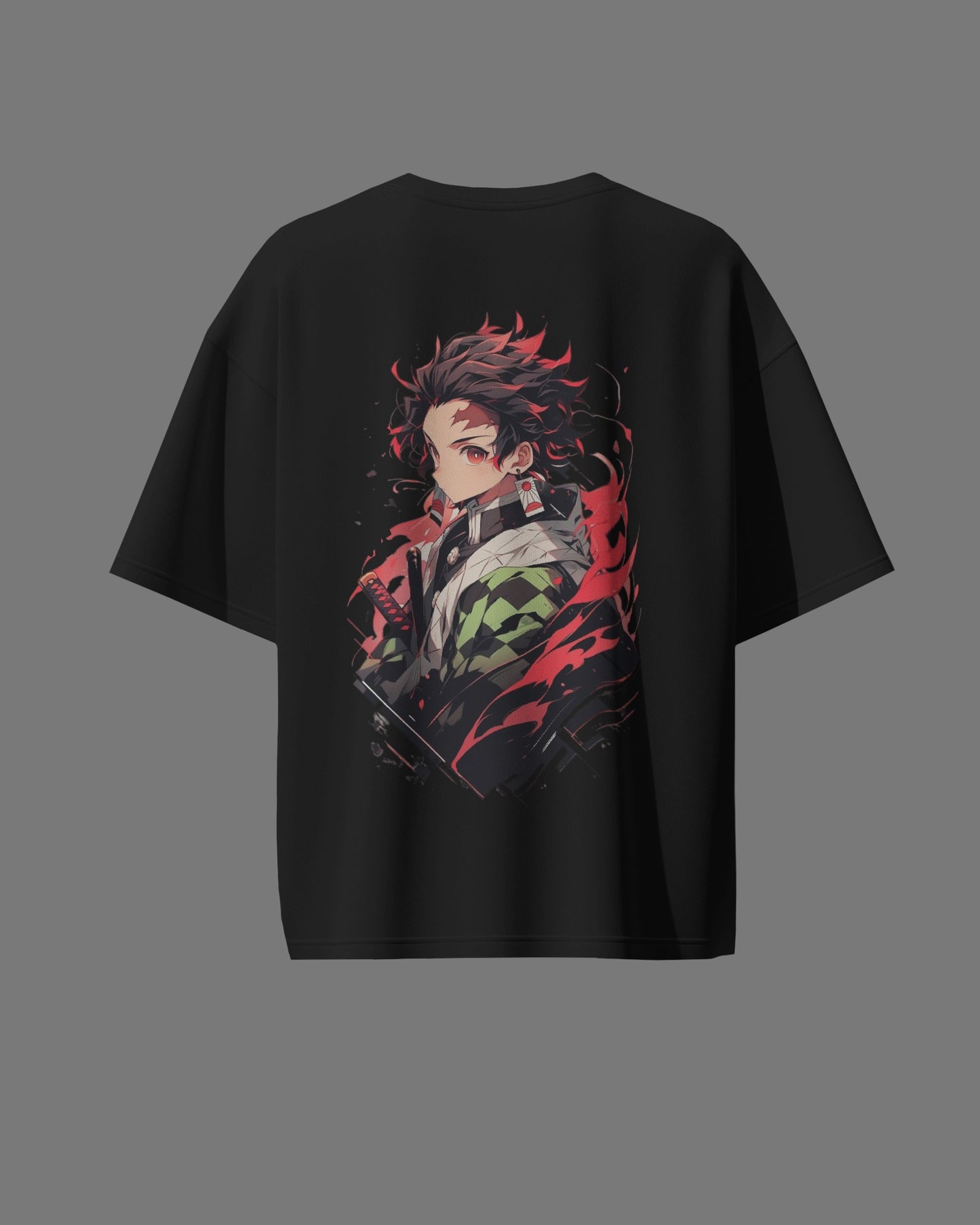 Tanjiro Kamado Oversize Fit Tshirt - Unisex