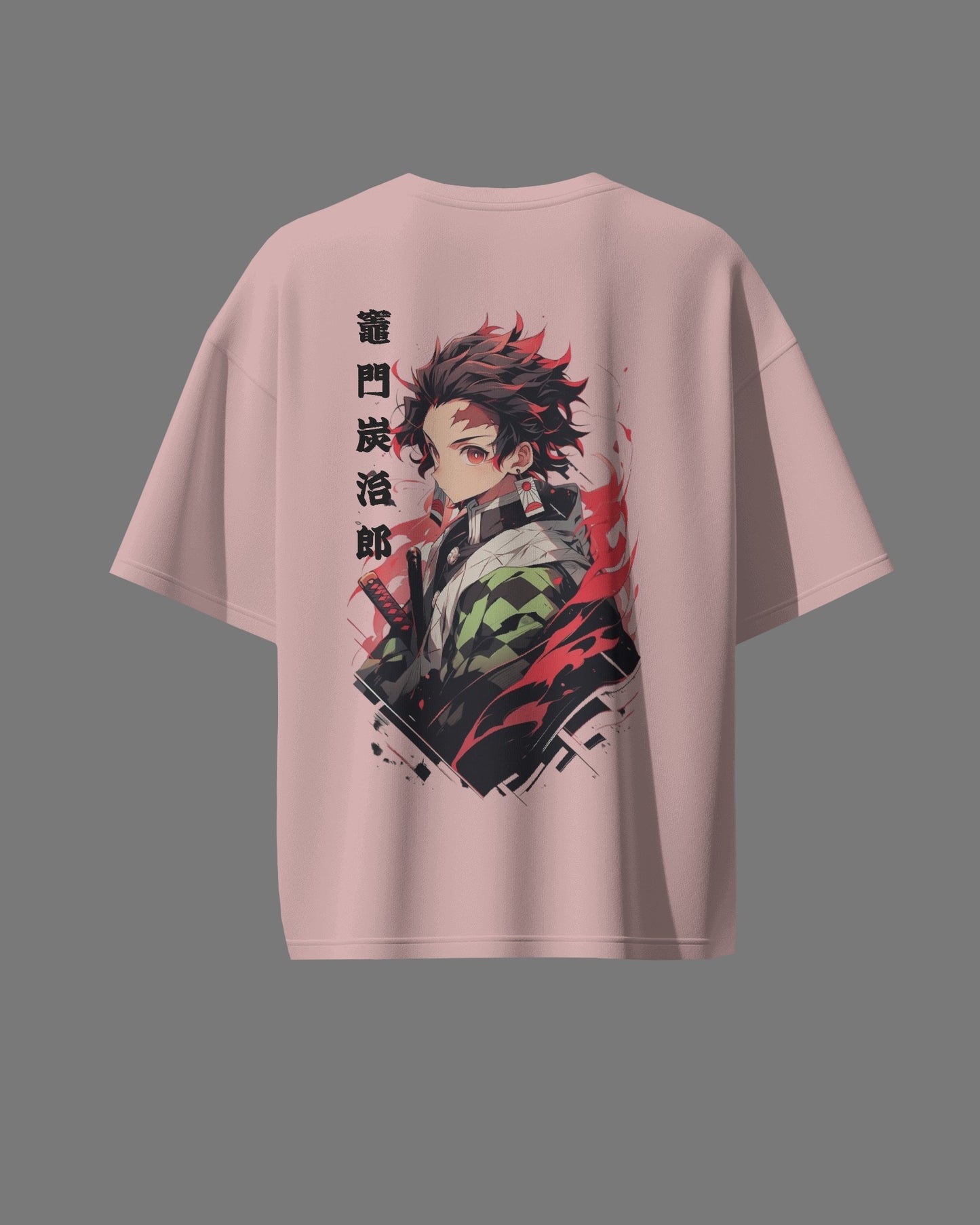 Tanjiro Kamado Oversize Fit Tshirt - Unisex