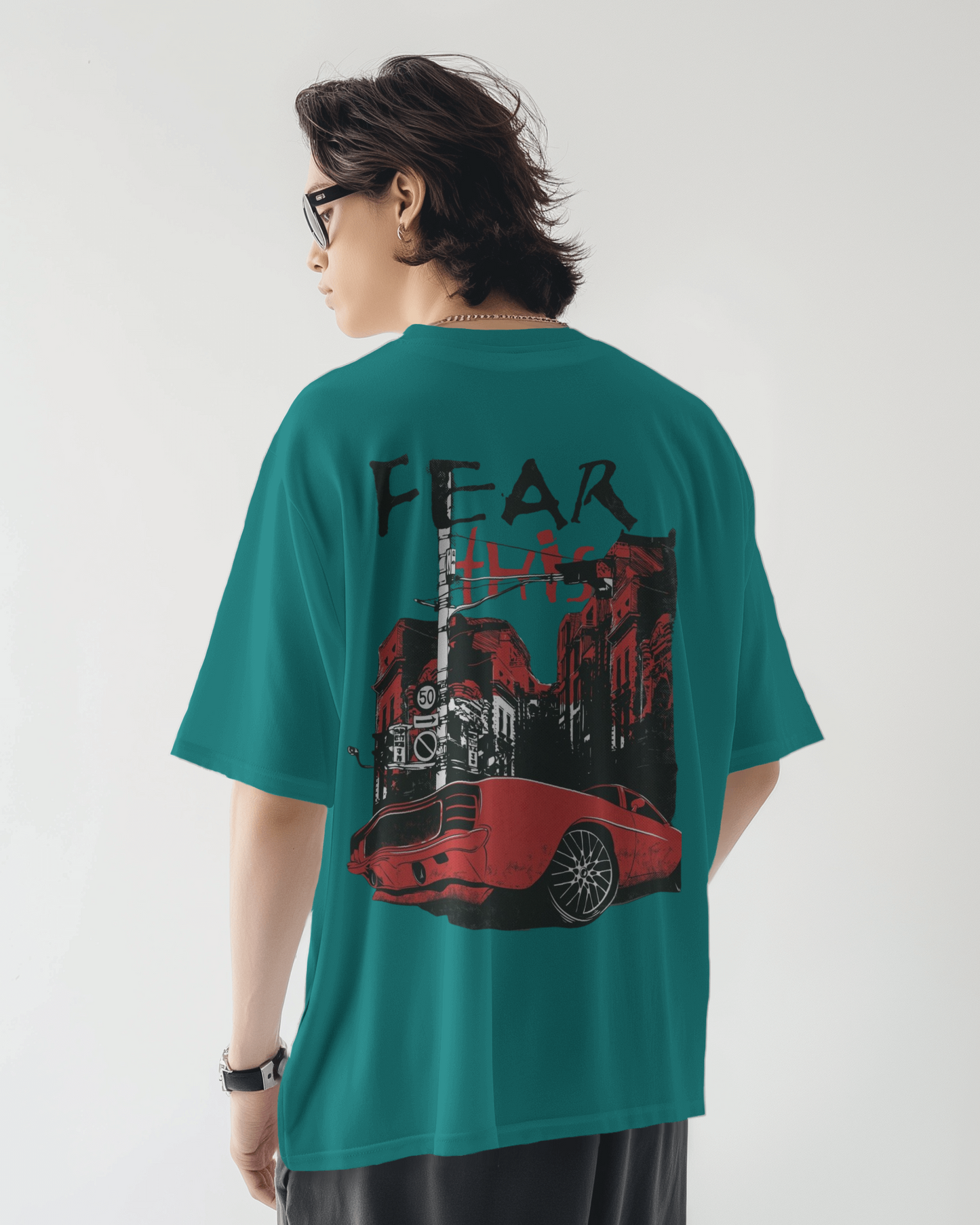 Fear Oversize Printed Tshirt – Unisex