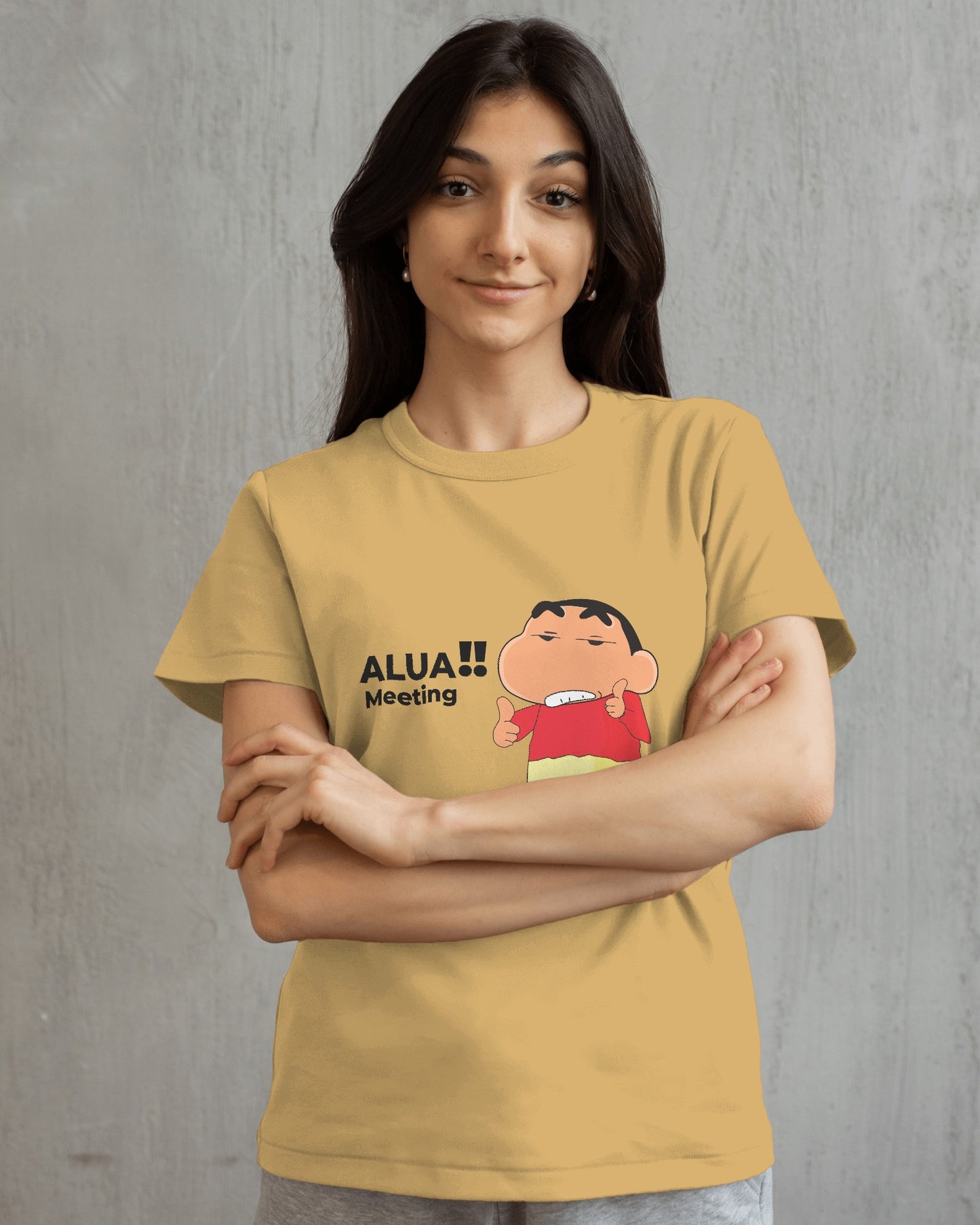 ShinchanAluaMeeting Regular Fit Tshirt - Unisex