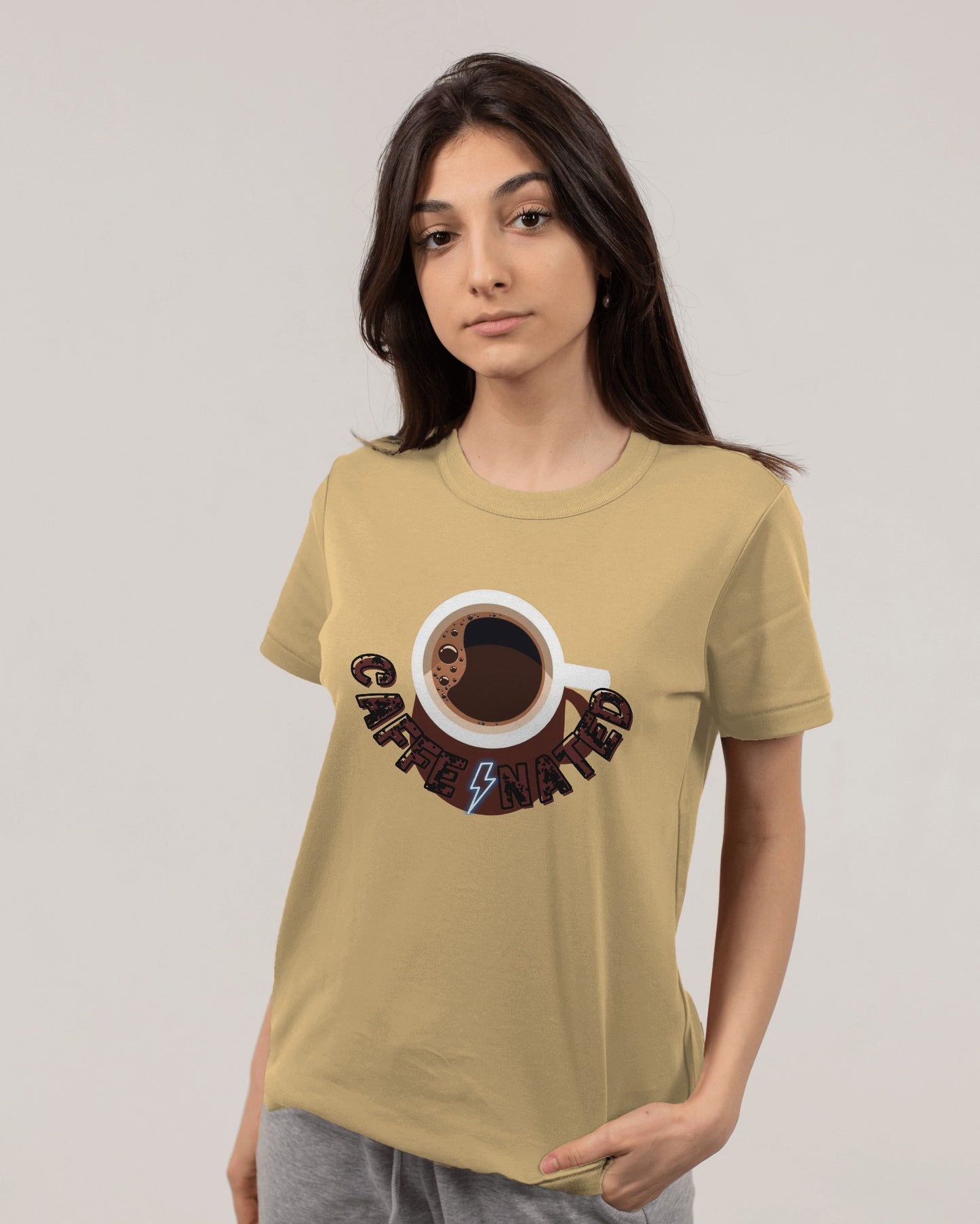 Caffeinated Regular fit Tshirt - Unisex