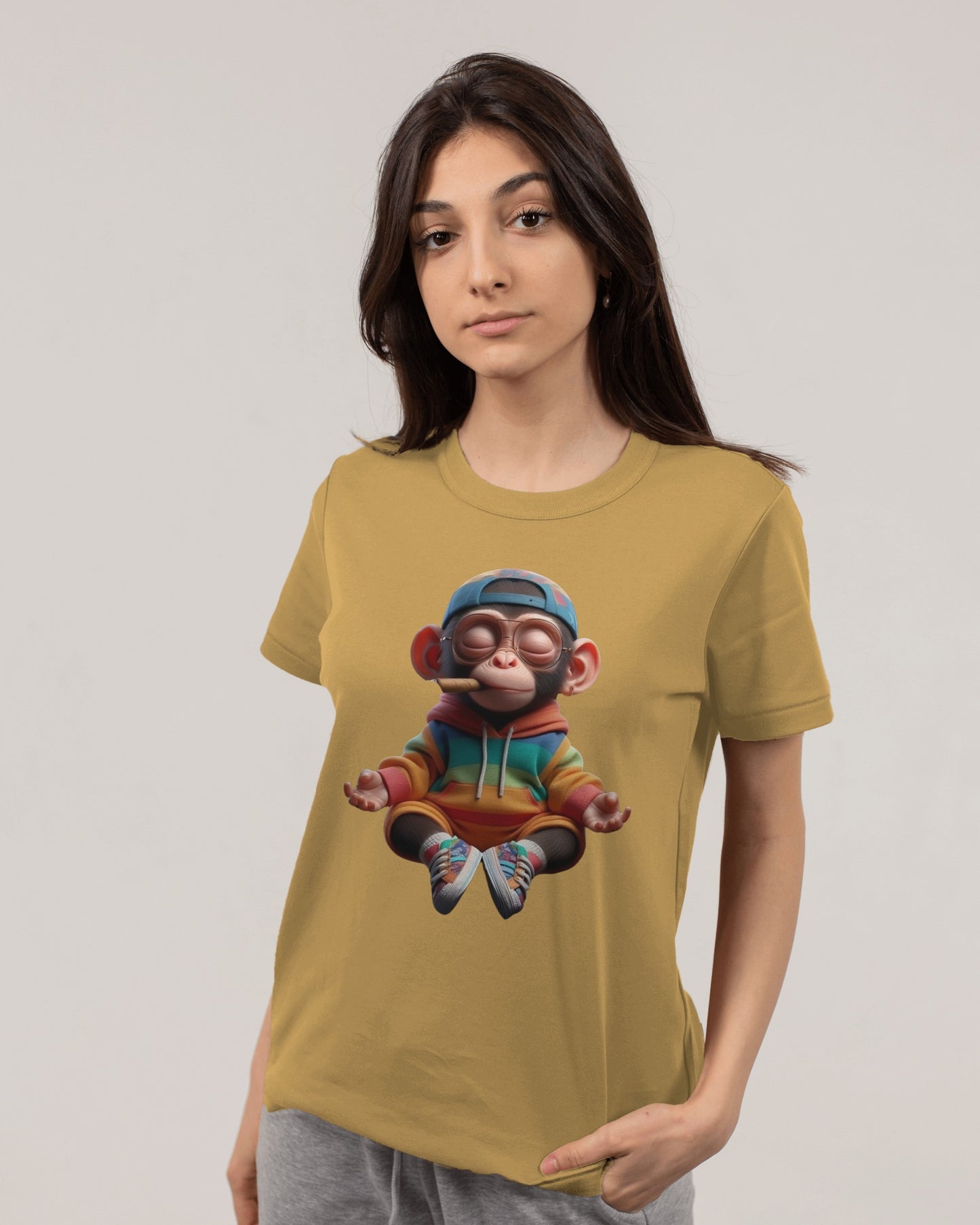 Monkey Regular Fit Tshirt - Unisex