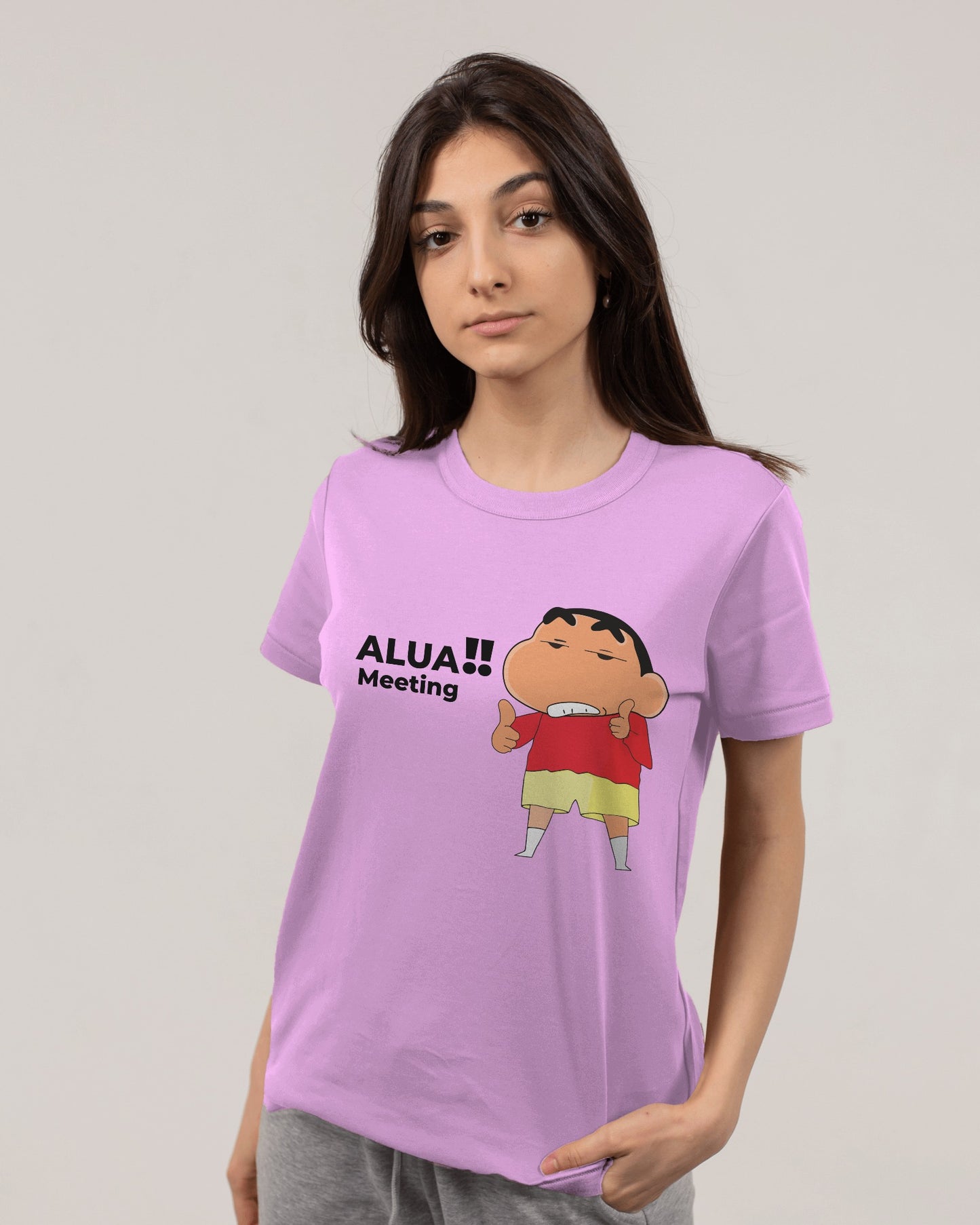 ShinchanAluaMeeting Regular Fit Tshirt - Unisex