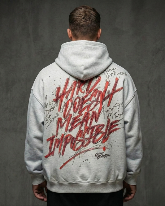 Hard Oversize Fit Hoodie - Unisex