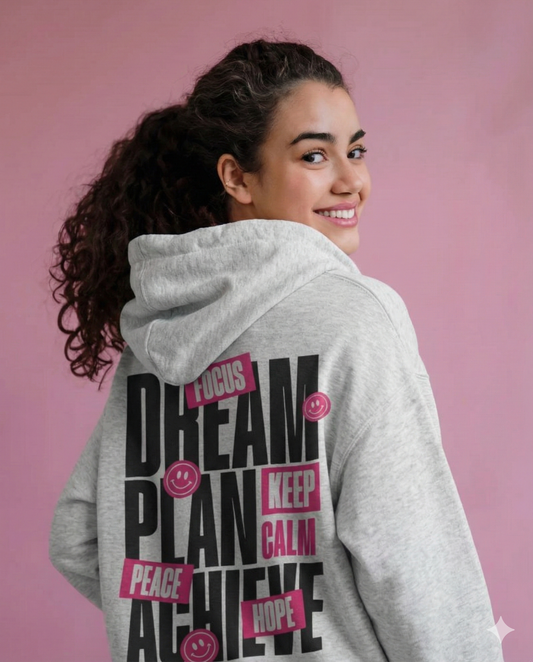 DreamPlanAchieve Oversize Fit Hoodie - Women