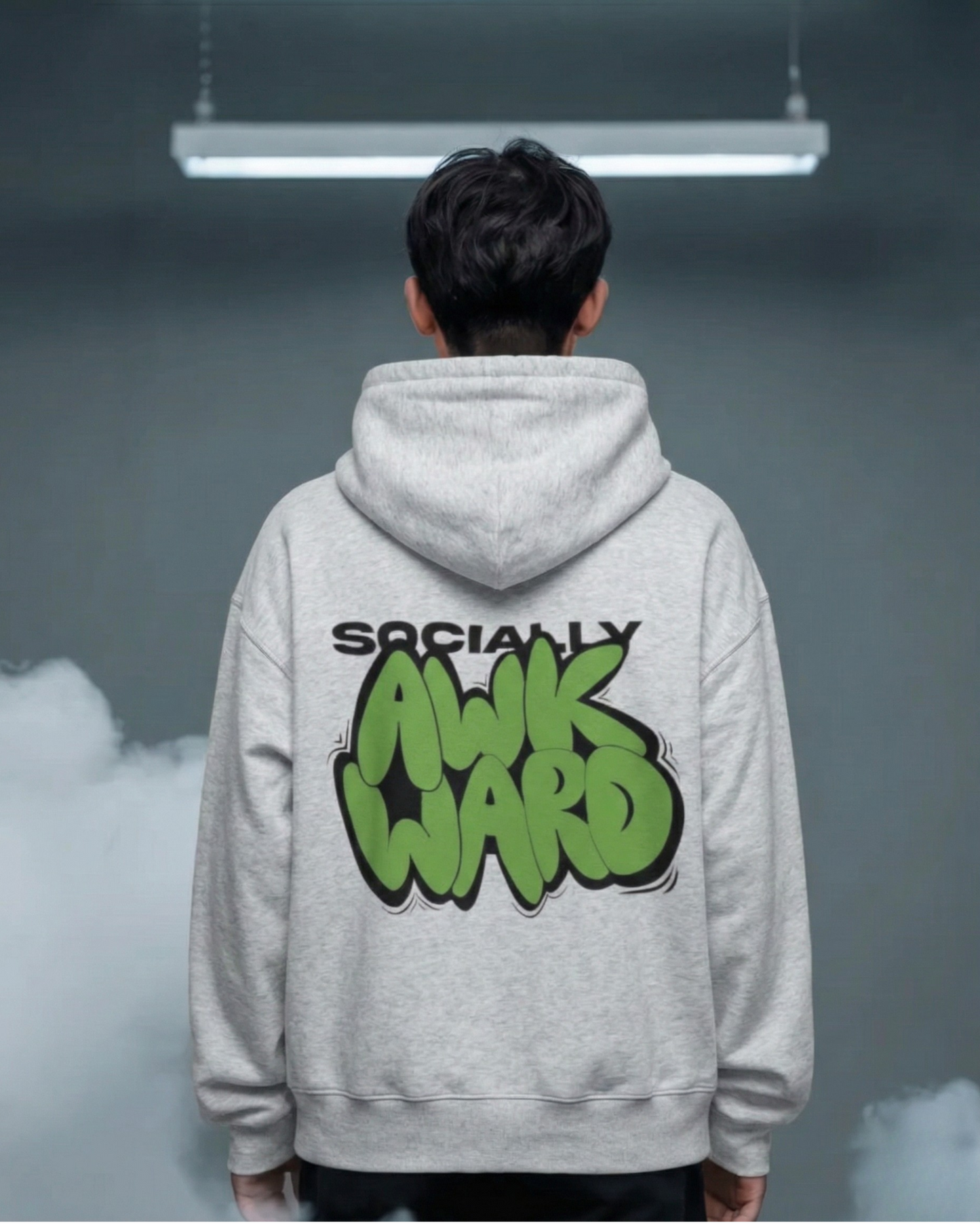 Socially Awkward Oversize Fit Hoodie - Unisex