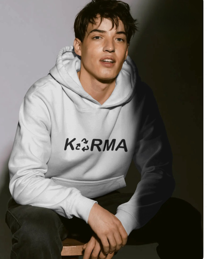 Karma Oversize Fit Hoodie - Unisex