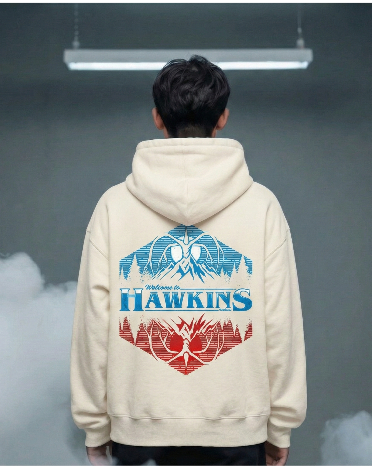 Hawkins Oversize Fit Hoodie - Unisex
