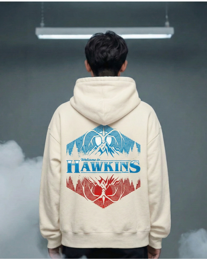 Hawkins Oversize Fit Hoodie - Unisex