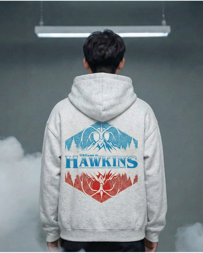 Hawkins Oversize Fit Hoodie - Unisex