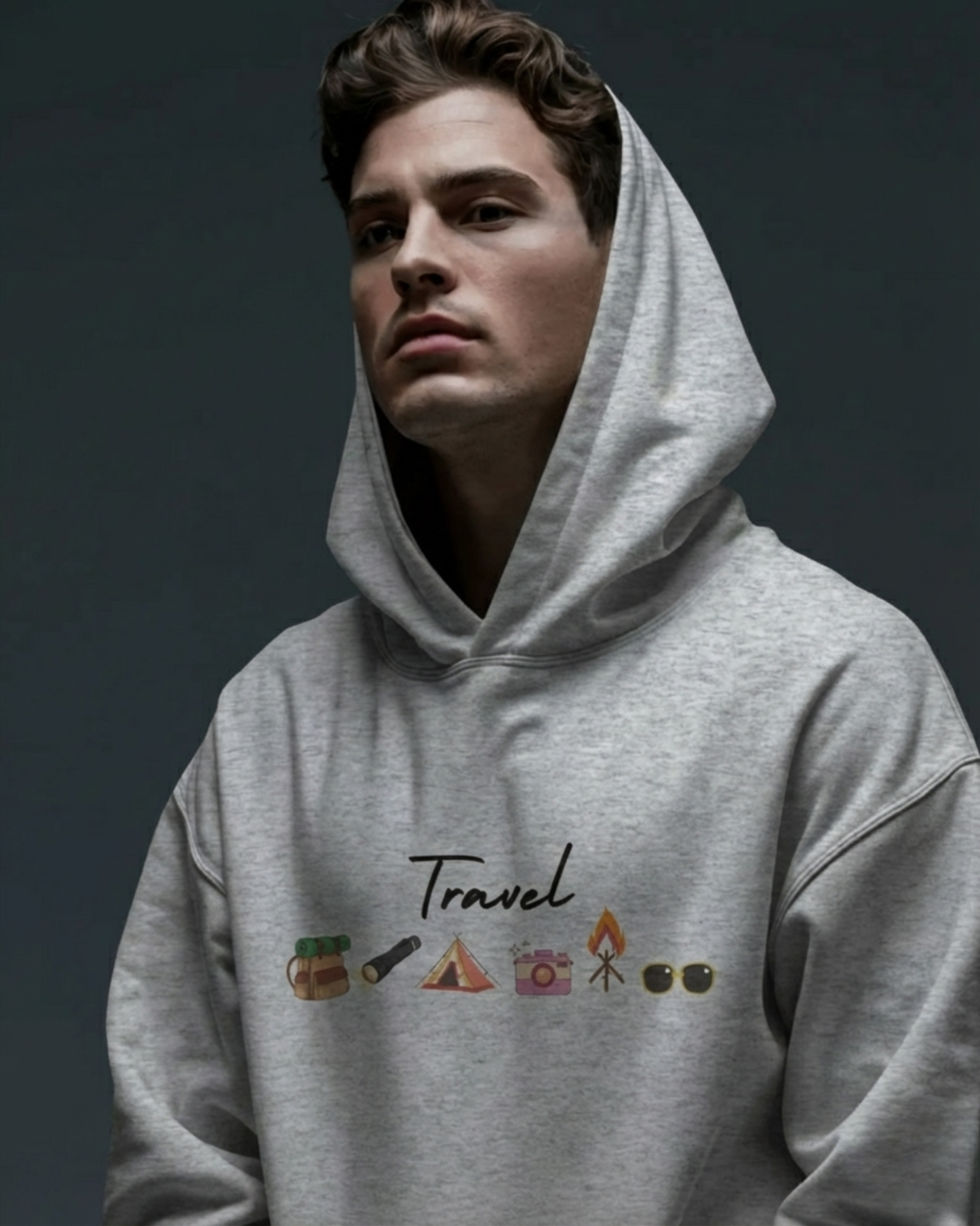 Travel Oversize Fit Hoodie - Unisex