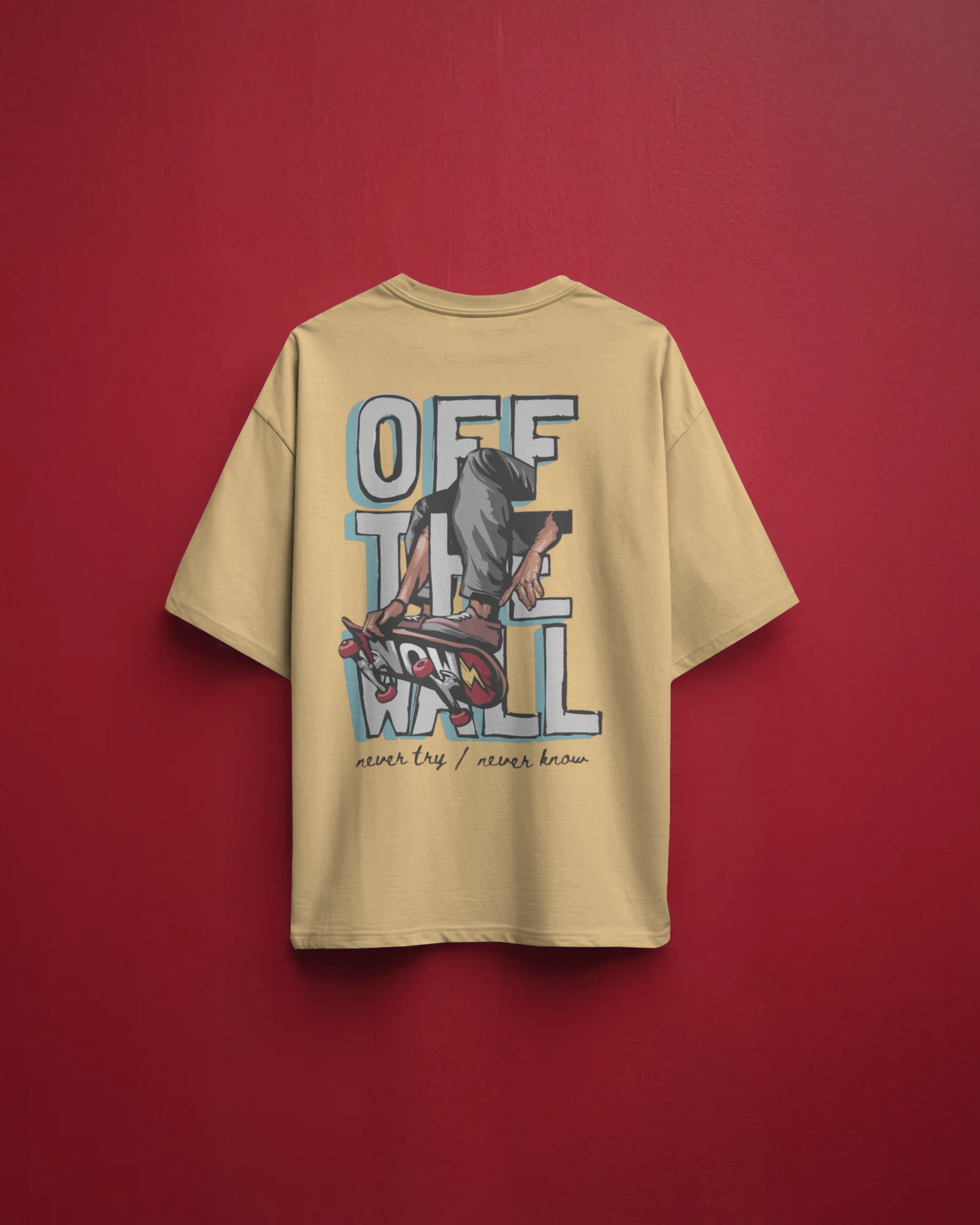 OfftheWall Oversize Printed Tshirt – Unisex