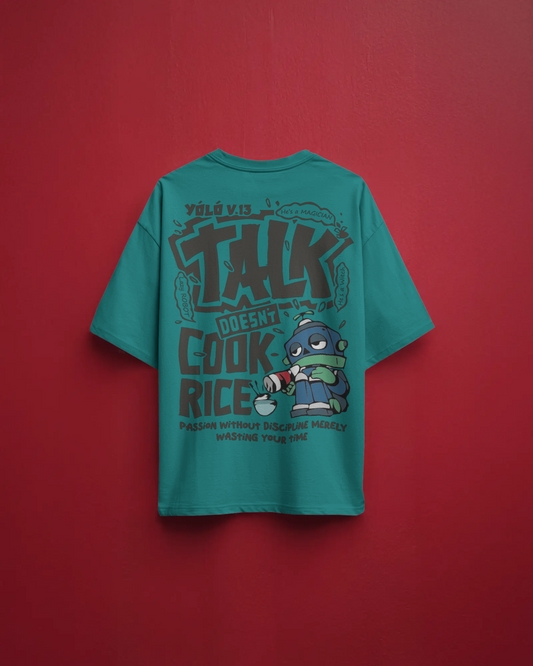 Talk Oversize Printed Tshirt – Unisex