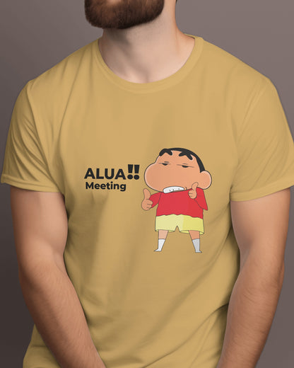 ShinchanAluaMeeting Regular Fit Tshirt - Unisex