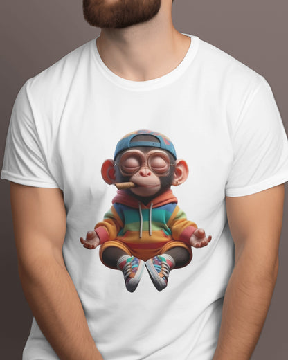 Monkey Regular Fit Tshirt - Unisex