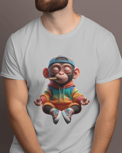 Monkey Regular Fit Tshirt - Unisex