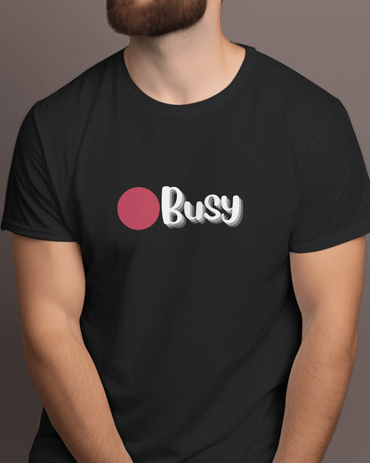 Teams Busy Regular fit Tshirt - Unisex