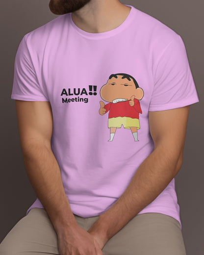 ShinchanAluaMeeting Regular Fit Tshirt - Unisex
