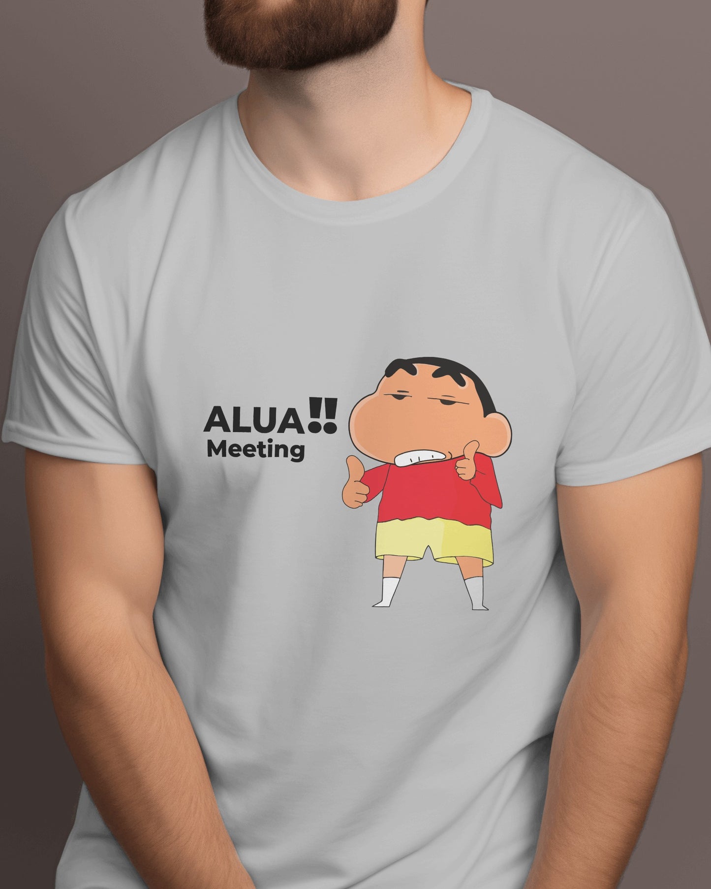 ShinchanAluaMeeting Regular Fit Tshirt - Unisex