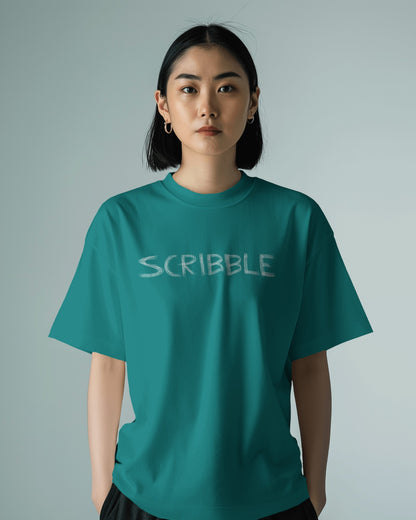 Scribble Oversize fit Tshirt - Unisex