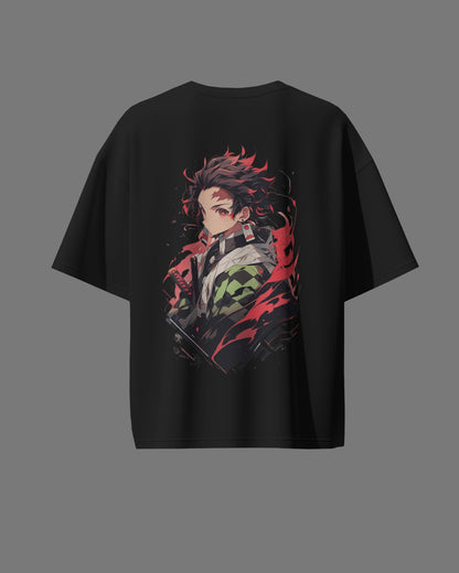Tanjiro Kamado Oversize Fit Tshirt - Unisex