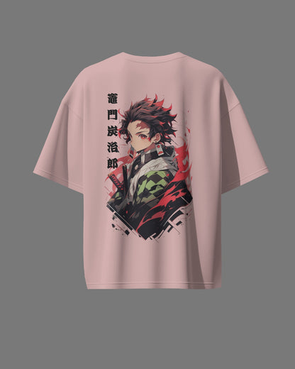 Tanjiro Kamado Oversize Fit Tshirt - Unisex
