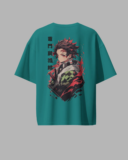 Tanjiro Kamado Oversize Fit Tshirt - Unisex