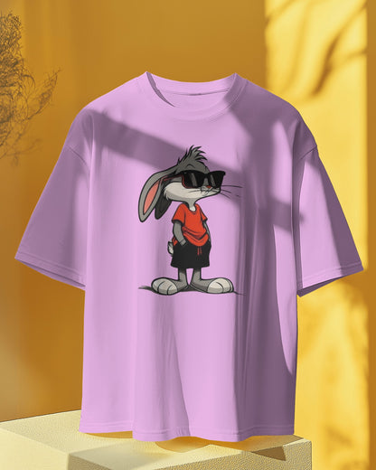 Bunny Oversize Fit Tshirt - Unisex