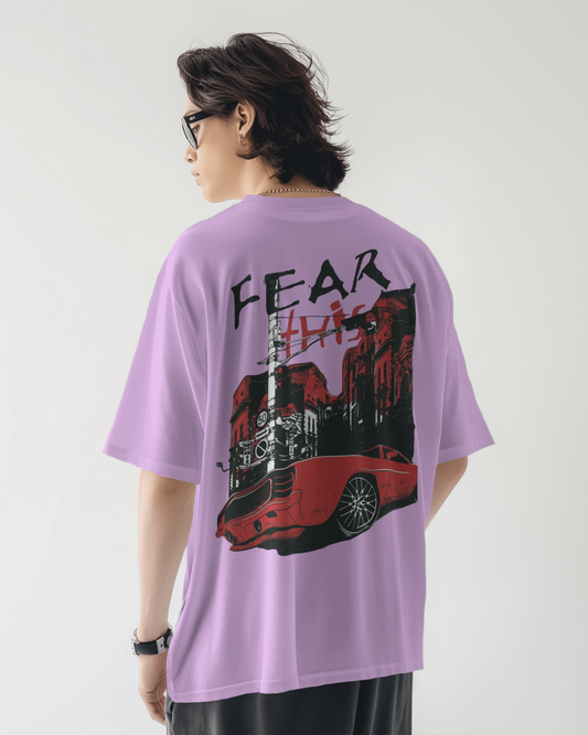 Fear Oversize Printed Tshirt – Unisex