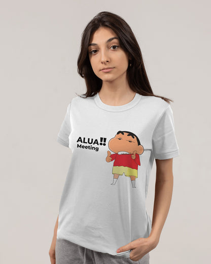 ShinchanAluaMeeting Regular Fit Tshirt - Unisex