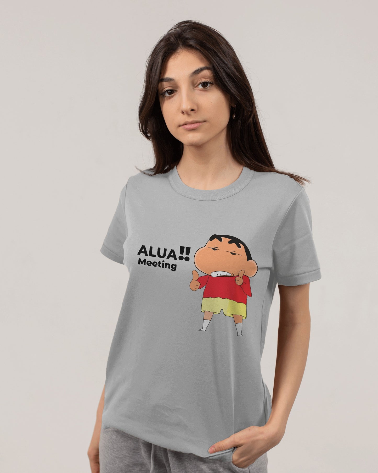 ShinchanAluaMeeting Regular Fit Tshirt - Unisex