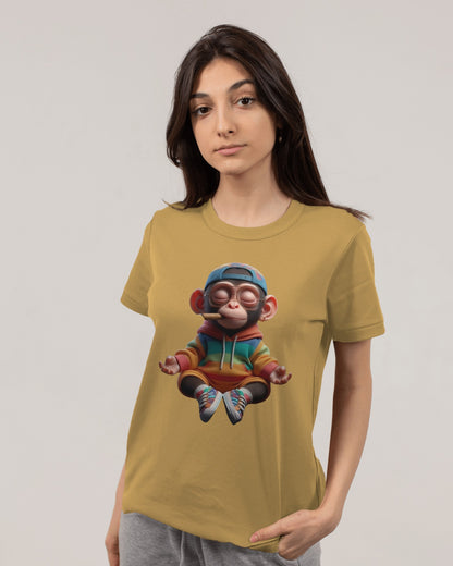 Monkey Regular Fit Tshirt - Unisex